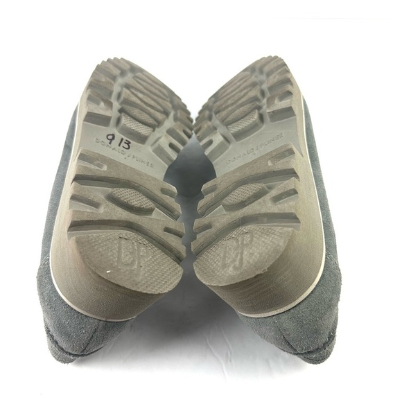 Donald Pliner Rio Loafer Gray Suede Leather Slip On Shoes Womens - Picture 9 of 12